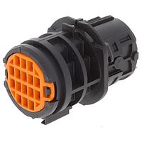 Aptiv SICMHPE16BKSV Connectors 16 way M 1.5 SICMA Panel Through Sealed Connector