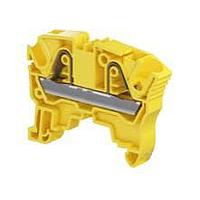 Entrelec - TE Connectivity ZK4-YL Feed Through Terminal Block Aut SNK PI-Spring