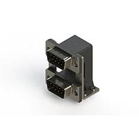 EDAC 661-009-364-05C Dual Port D-Sub Connectors Right-angle Dual Port D-Sub Connector