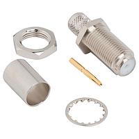 Amphenol RF 222161 Connectors F BULKHEAD JACK 6/U