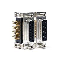 Amphenol CONEC 164A19769X D-Sub Connectors - Standard Density DSUB PREC MCHND CNT 15.88mm SPACING ANG