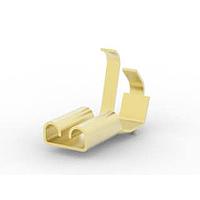 AMP Connectors - TE Connectivity 42486-1 Receptacle .187 FLAG FAST RCPT