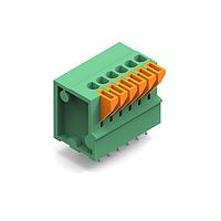 Wurth Elektronik 691403900006B Fixed Terminal Blocks WR-TBL 2.54mm Pitch Screwless 6P