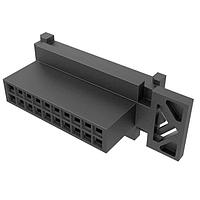 Amphenol FCI 10160855-20GLF Plugs MinitekPwr 3.0DualRow Plug 20Pos Black