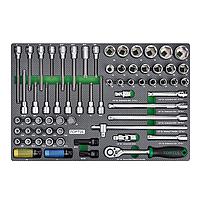 TOPTUL GED6504 1/2" DR. Flank Socket Set (65 pcs)