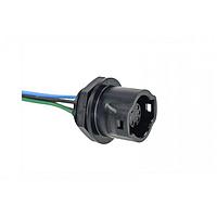 Amphenol LTW DD-18RFFS-RC8C10 Sensor Cables / Actuator Cables RBL, Large Size, Plastic, 5A, 18 pins, Female Connector, Female Contact, Circular, Push Lock With Latch, Solder, Receptacle With Cable/Wire, Length 100mm, IP68