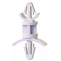 Essentra Components DLCBS7-4-01 PCB Support CB Spt,Dual Lck,Natural,6.4MM Spc