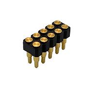 Adam Tech PH2-3B-06-MVF-4360-C1 Piston CONN SPRING PISTON 6POS SMD