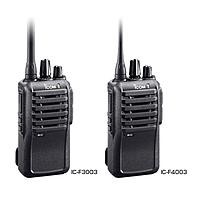 ICOM IC-F4003 - UHF (Pin BP-265) UHF Portable Radio (400-470 Mhz,16CH,4W)
