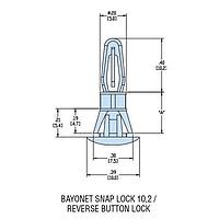 Heyco 10378F PCB Support HLCBSC4-06 V-0 NATURAL
