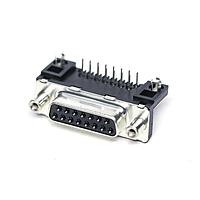 Amphenol Commercial Products D15S23A4GV00LF Receptacle DSUB R/A SOLDER 15P SOCKET