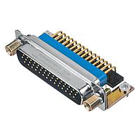 Amphenol Positronic DD44S00JV50/AA High Density D-Sub Connectors DSUB 44F CRIMP LC ZINC