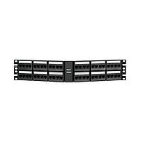 Panduit CPPKLA6ATG48WBL Wire Ducting & Raceways Patch Panel Kit, 48 Port, Angled, Cat 6A