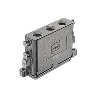 HARTING 19400220961 Headers & Wire Housings 22 HPR Slim Surface Mount Housing, Screw Locking, Top Entry,  3xM25