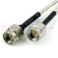 Fairview SCA51086 SMA Male to SMA Male Cable RG405 Type .086 Coax and RoHS