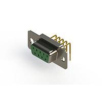 EDAC 630-M09-640-GN1 D-Sub Connectors - Standard Density Right Angle D-Sub Connector
