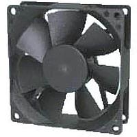Orion Fans OD8025-12HBIP69K Axial DC Fan, 80x80x25mm, 12VDC, 40CFM, 0.18A, 33dBA, 3300RPM, Ball, Wire, IP69K