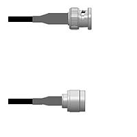 Amphenol Custom Cable Q-0L02N0008010i RF Cable Assemblies BNC-SP/N-SP RG58 10I