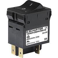 Schurter 3-128-214 Thermal TA36 Circuit Breaker 2p RO 20A