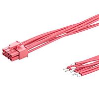 Molex 226245-1083 Discrete Wire Mini-Fit Versa Color-to-Pigtail  CBL ASSY 4.2P DR 300mm Lgth 8 Ckt Red
