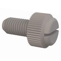 Essentra Components 092528050TEG Thumb Screw Slotted Thumb Screw, 1/4-28 Thread, 1/2 Lg