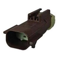 Aptiv 54200275 Connectors 2 way Male APEX 2.8 Sealed Dark Brown CONN