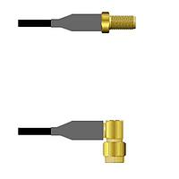 Amphenol Custom Cable Q-2Z0360008096i RF Cable Assemblies SMA-SJ/SMA-RP RG58 96I