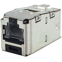 Panduit CJSH5E88TGY Wire Ducting & Raceways Cat5e Spring Shuttered Jack, Shielded, (