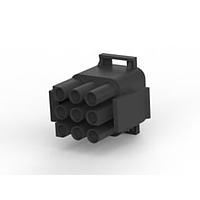 AMP Connectors - TE Connectivity 794537-1 Pin & Socket Connectors 09P UMNL PLUG HSG 150C BLK