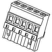 Molex 39533-8003 Plugs 5.08MM EURO PLUG VER UG VERT FWE GRN 3CKT