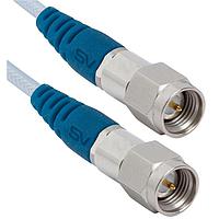 Amphenol SV Microwave 7029-3821 RF Cable Assemblies FLCA SMA -SMA SP-SP LL 12inches