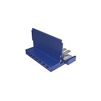 Amphenol FCI 65801-107LF Connectors Clincher&trade; Flex Connectors, Receptacle Assembly, Single Row, 7 Positions, 2.54mm (.100in) Pitch.