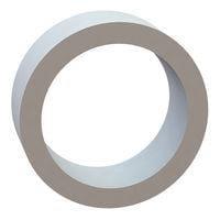 Essentra Components 17W02563 Flat Washer Flat Washer, .198 ID, .255 OD, .091 Thick, Natural, Nylon