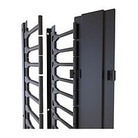 Hammond Manufacturing H1VFMC3145UBK Cable Managers 45U 31.5W H1 VERT FINGER MGR