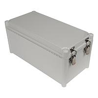Bud Industries PTH-22450 Electrical Enclosures PC+10% Fiberglass Box with Self-Locking Latch (15 X 7.5 X 7.1 In)