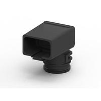 DEUTSCH - TE Connectivity 1011-250-1205 Accessories BKSHL, 12P, BLK, REC,RA, NW10/13/17