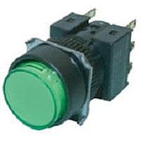 Omron Automation and Safety A16L-TR LED IL PB IP40 CAP RND RED PUSHBUTTON SWCH