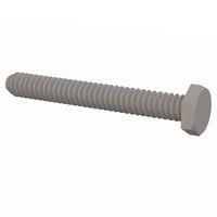 Essentra Components 010440H087 Machine Screw Hex Unslotted Bolt, #4-40 Thread, 7/8 Lg