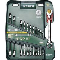 SATA 09066 12 Pc. Metric Double Ratcheting Wrench Set