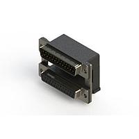 EDAC 663-025-664-000 Dual Port D-Sub Connectors Right-angle Dual Port D-Sub Connector
