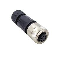Bulgin PXPTPU78FBF05ASTM22 Connectors 5 Contacts 7/8" Front Panel Mounting Female 100mm Flying Leads