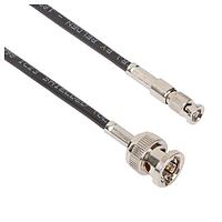Amphenol RF 095-850-130-006 RF Cable Assemblies HD-BNC Male BNC Male 75 Ohm 1855A 6in.