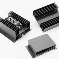 Wakefield Thermal 394-2AB Top Mount Low Profile Heat Sink, 139.7x38.1x127mm, 6 Mounting Holes