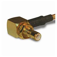 Amphenol RF 142233 Connectors SMB R/A BULKHEAD JACK 316 GOLD