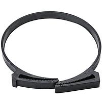 HellermannTyton SNP101GHS0X2 Conduit Clips Snapper Hose Clamp, 4.12" 4.72" Bundle Diameter, PA66GF13, Black, 25/pkg