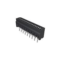 Amphenol FCI HLW17S-2C7LF Board Mount 1.00mm Flex Connectors, HLW-S series, 17 Position, Top Entry Non-ZIF Connector, 1mm (0.039inch) Pitch, Kinked Terminal