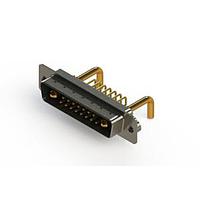 EDAC 629-17W2250-2T2 Mixed Contact D-Sub Connectors Right-angle Power Combo D-Sub Connector