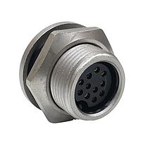 CONXALL SF4282-11SG-3ES Connector Assemblies Pnl Mnt 11 Fem Skts Sldr Sld w/Epoxy