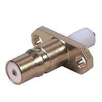 HUBER+SUHNER 23_QMA-50-0-2/111_NH Connectors QMA straight flange receptacle jack(f)