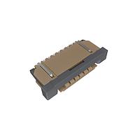 Amphenol FCI SFW7R-1STAE1LF Board Mount 1.00mm Flex Connector, SFW-R series, 7 Position, Bottom side Contact, Side Entry Surface Mount ZIF Connector, Lead Free, Selective Gold plated Terminals with Tin-plate Solder-tail.